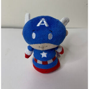 Hallmark Itty Bittys Miniature Marvel Captain America Bean Stuffed Plush Toy